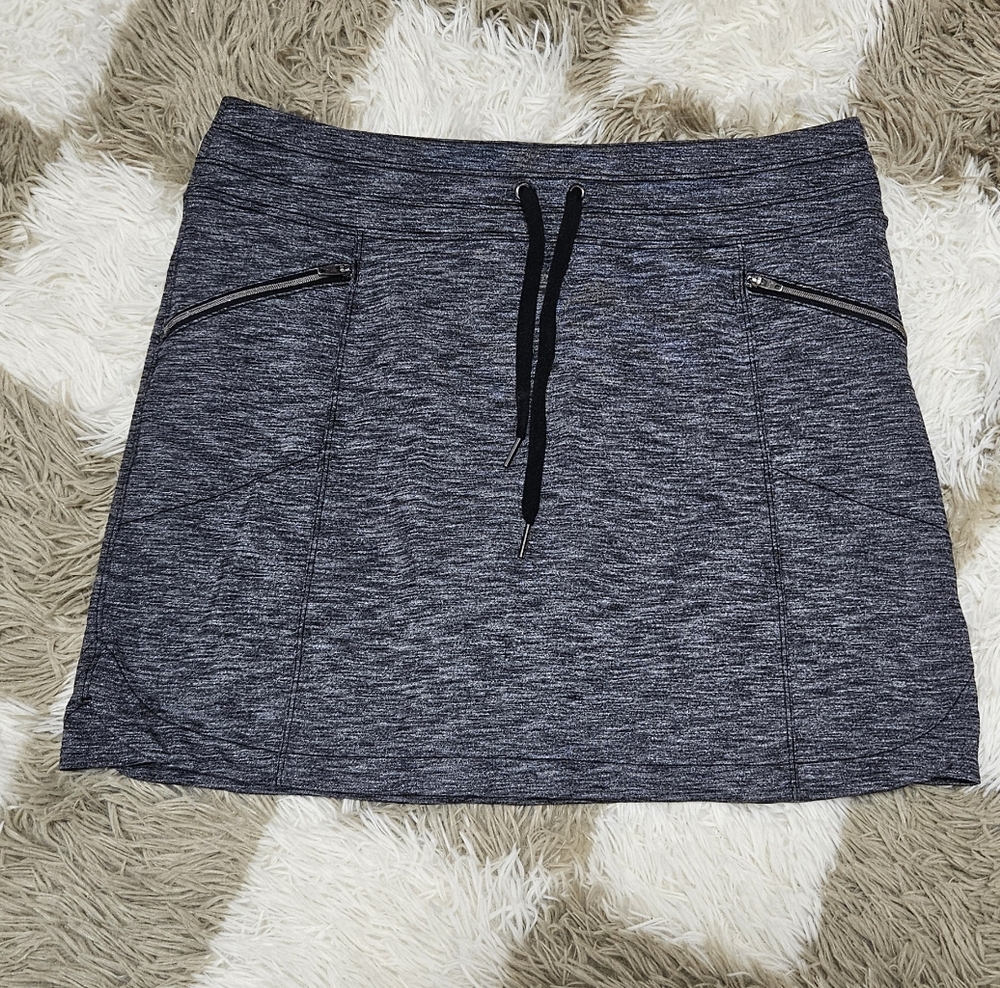 Athleta Charcoal Mini Skort Size M